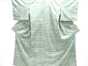 アンティーク　線描き模様手織り紬着物